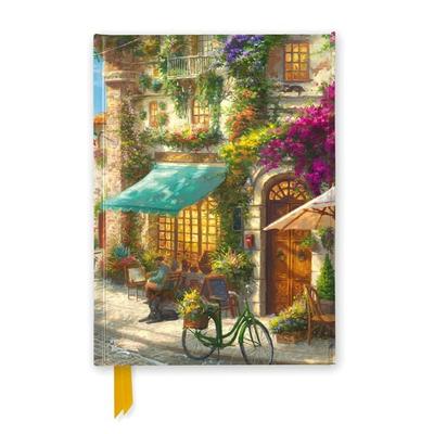Premium Notizbuch DIN A5: Thomas Kinkade, Italienisches Café, Nonbook von Flame Tree Publishing, Flame Tree, 978-1-80417-650-4