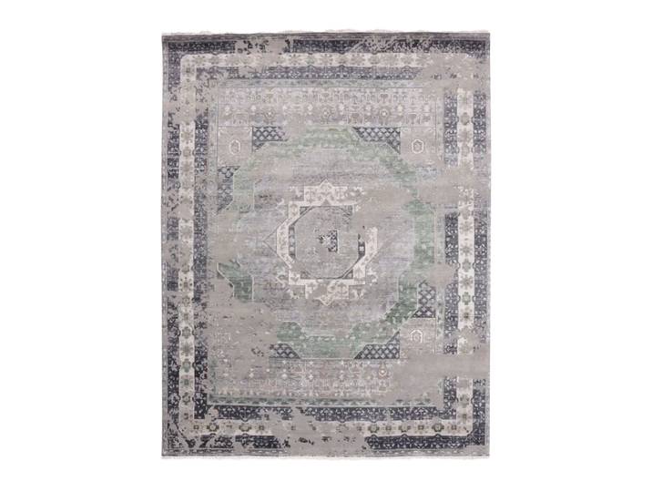Orientteppich Mamluk Indien, Edy&liv, grau, Schurwolle/Viskose/