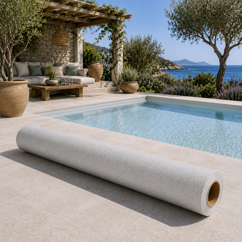 Liner PVC armé 150/100e uni antidérapant Hydroflex