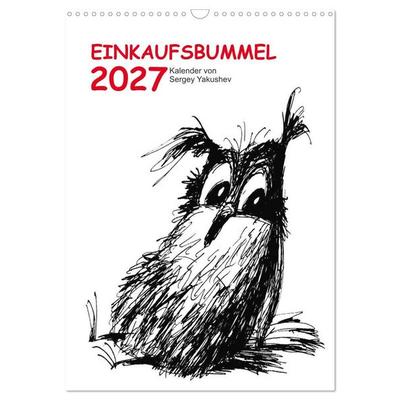 Einkaufsbummel 2027 (Wandkalender 2027 DIN A3 hoch), CALVENDO Monatskalender