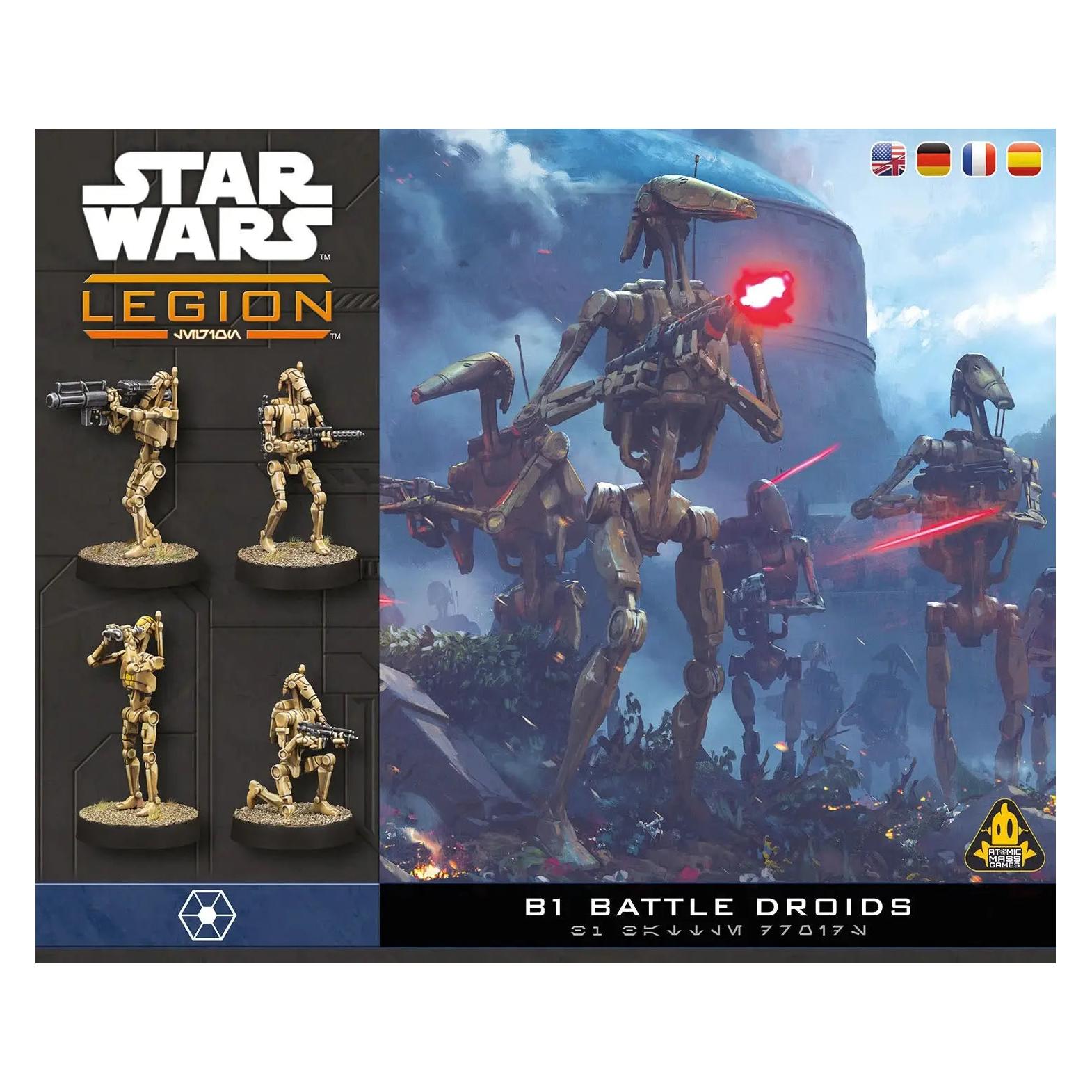 Atomic Mass Games Star Wars Legion - B1 Battle Droids DE/EN/ES/FR (Deutsch, Englisch, Französisch, Spanisch, 2 Spieler) (AMGD1239)