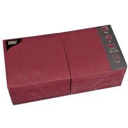 Papstar 250er-Pack Servietten rot, 33x33 cm