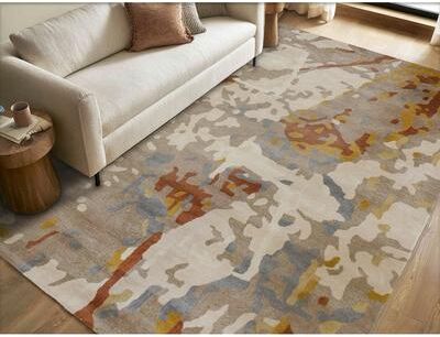 Alora Decor Brisk Hand-tufted Abstract Designed Rug