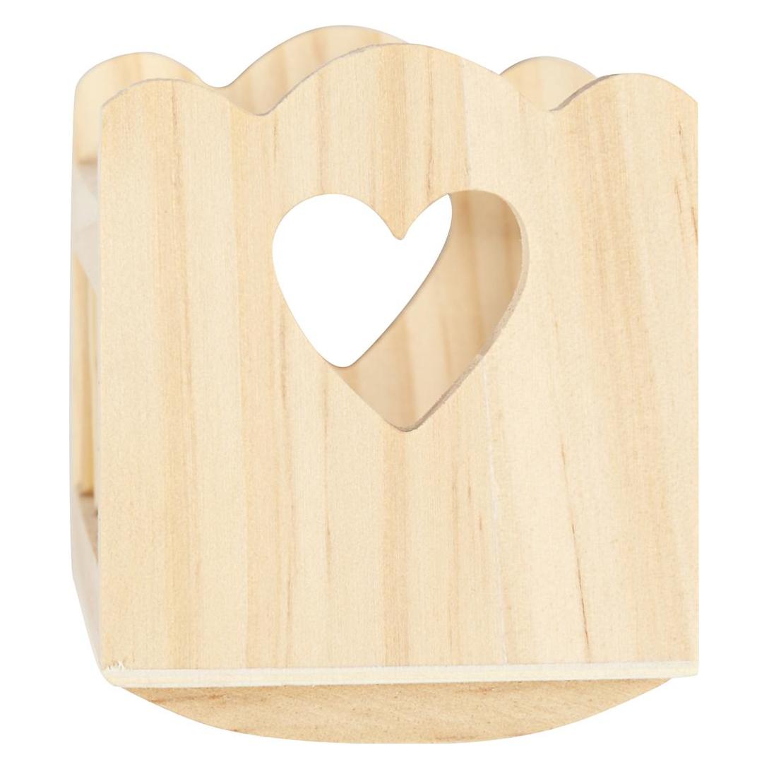 Creativ Company Holzartikel Wiege 8 x 5.5 cm (54447)