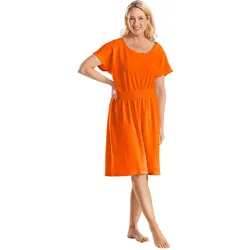 ELLENOR Frottierkleid mit Gummizug