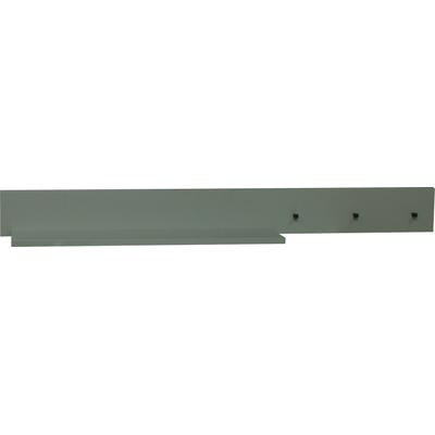 Hängeregal MÄUSBACHER, grau (pine grün), B:136cm H:14cm T:20cm, Regale, Hängeregal, Hängeregal Breite "136"