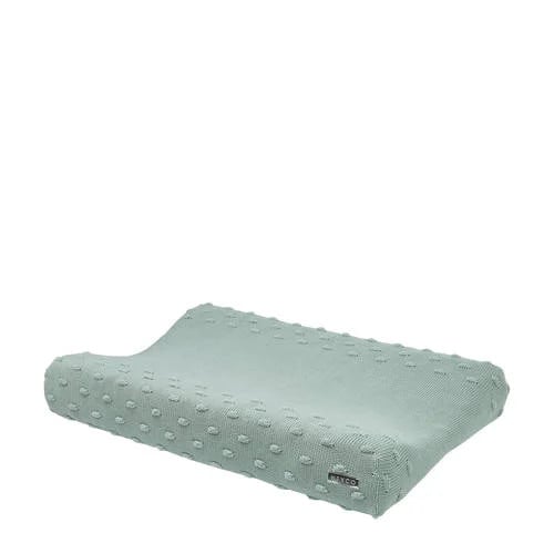 Meyco Silverline Knots aankleedkussenhoes voor baby's, groen, 70 x 45 cm