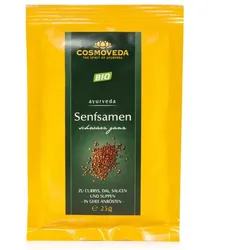 Cosmoveda Senfsamen schwarz ganz bio 25g