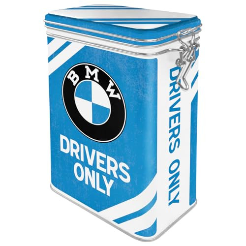 Nostalgic-Art Retro koffieblik BMW – Drivers Only, 1,3 l