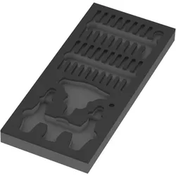 Wera 9852 Schaumstoffeinlage Kraftform Kompakt Ratschen-Set 1, ohne Werkzeug - 05137352001