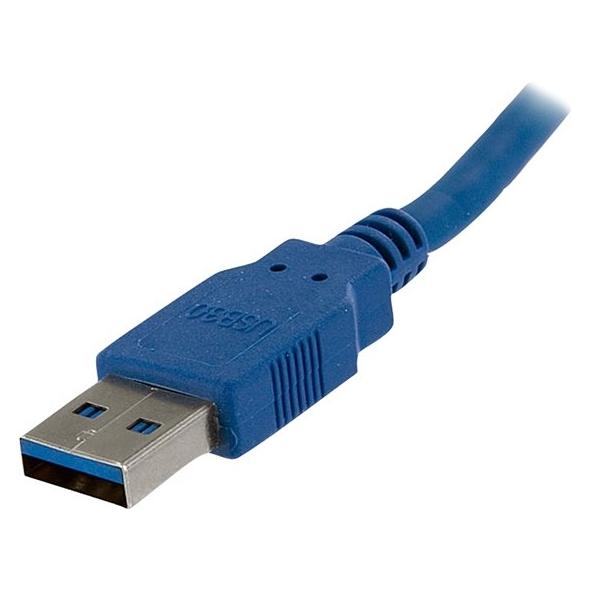 StarTech 1m Blue USB 3 Extension Cable (1 m, USB 3.2 Gen 1) (USB3SEXT1M)