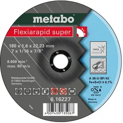 Metabo Flexiarapid super Inox, Trennscheibe, gekröpfte Ausführung - 616227000
