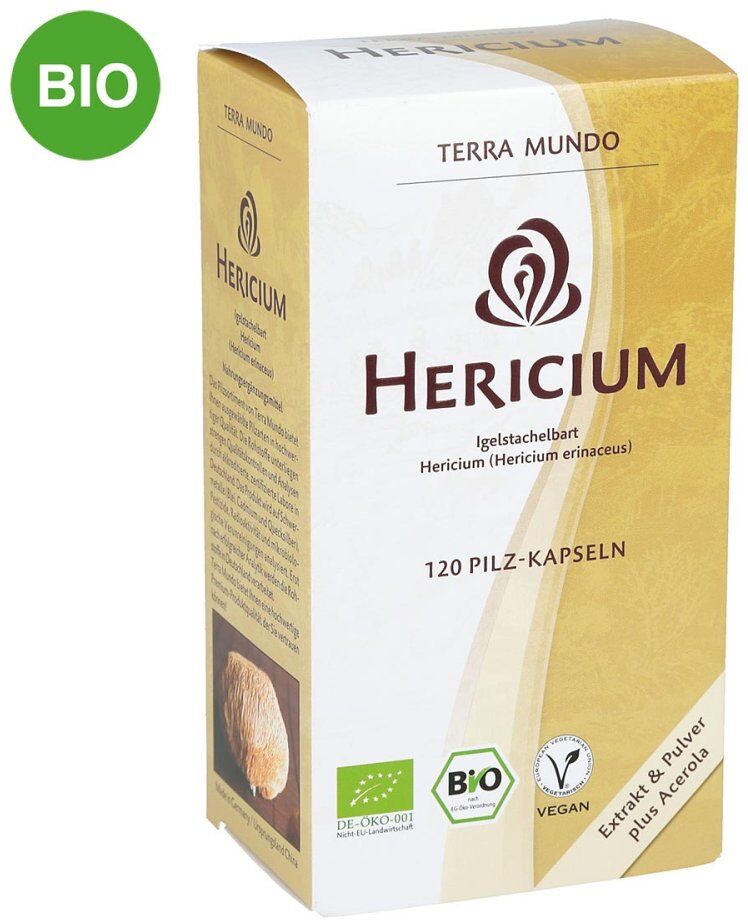 Hericium Vitalpilz Bio Terra Mundo Kapseln