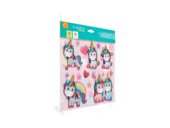 Crearreda Wall Sticker Lovely Unicorn 31 × 31 cm