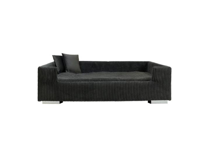 Hundesofa, Dunkelgrau, rechteckig, 57x26x90 cm, Bezug abnehmbar, weich gepolstert, dekorativ, einfache Montage, Freizeit & Co, Tierbedarf, Hundesofa