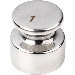 Kern 327-01 Einzelgewicht, OIML-Klasse F1, 1 g, Knopf, Edelstahl poliert