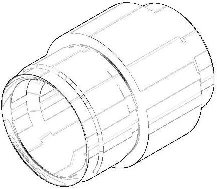 Dornbracht Nippel M20 x 1 - 09240309310-00 35x30x30_chrom