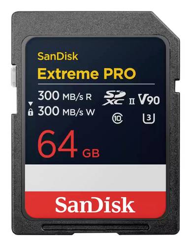SanDisk Extreme Pro microSDXC-Karte 64GB UHS-II U3, Class 10 Staubresistent