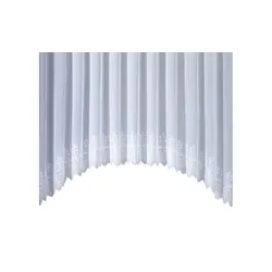Stickereistore C-Bogen   ¦ weiß ¦ Synthetik ¦ Maße (cm): B: 450 H: 145