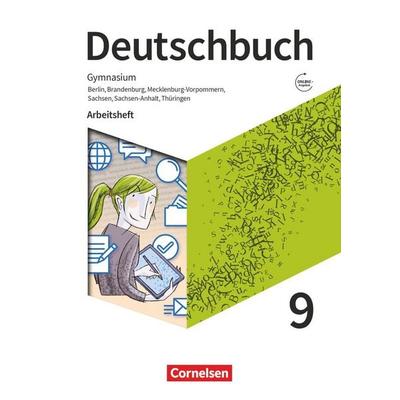 Deutschbuch Gymnasium - Östliche Bundesländer - 2023 - 9. Klasse - Arbeitsheft mit Lösungen, Taschenbuch von Deborah Mohr,Angela Mielke,Andrea