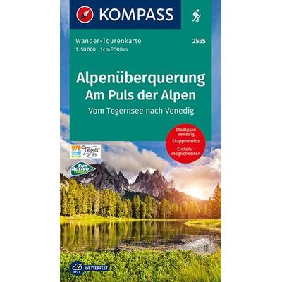 KOMPASS Wander-Tourenkarte Alpenüberquerung, Am Puls der Alpen 1:50.000, Sonstige von , KOMPASS Freytag & Berndt, 978-3-99044-814-4