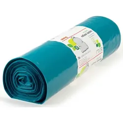 Viking Abfallsäcke 120 L  Fixierband Blau LDPE (Polyethylen niedriger Dichte) 47 Mikron 25 Stück