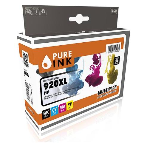 Pure Ink HP920MP4 C/M/Y/K (B, C, M, Y) (170745990052)