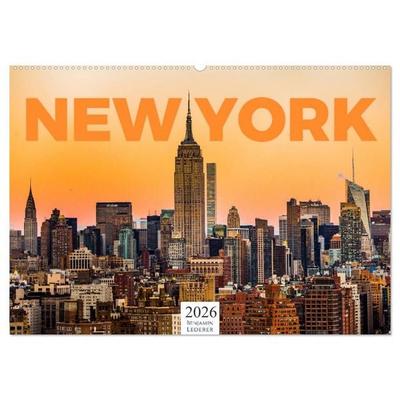 New York - Eine Weltstadt (Wandkalender 2026 DIN A2 quer), CALVENDO Monatskalender