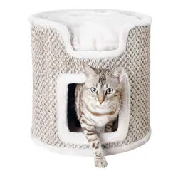 TRIXIE Kratzbaum Cat Tower Ria 37cm lichtgrau/natur