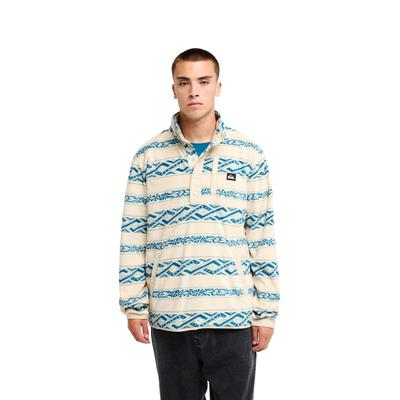 Fleecejacke QUIKSILVER "No Destination", Herren, Gr. S, bunt (quik life stripe peyote), Obermaterial: 100% Polyester., Jacken Fleecejacke