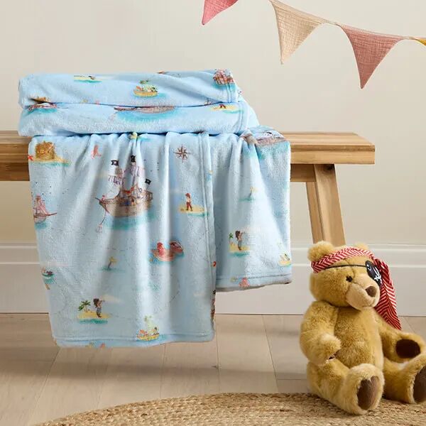 Belle and Boo Belle & Boo Pirate Blue 150x200cm Throw