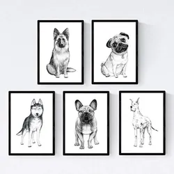 POSTER Set Mit 5 Raza Deperros A4 Rahmenlos