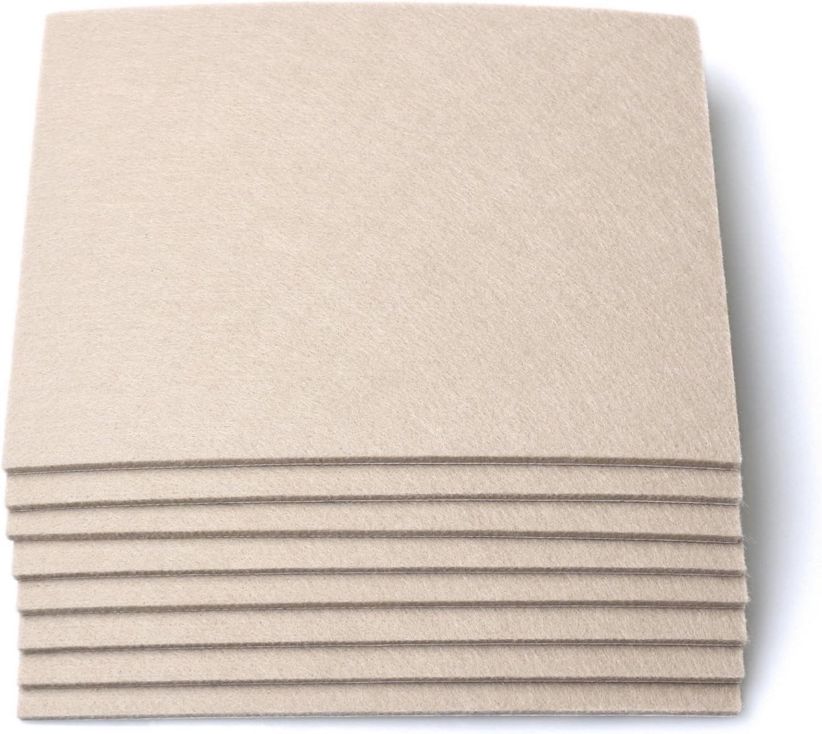8 stuks Zelfklevende Viltjes Meubels Vloerbeschermers Beige