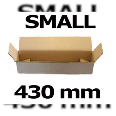 VEPATIM 2x Faltkarton Versandhülsen 430x105x105mm sehr stabil 2-wellig braun