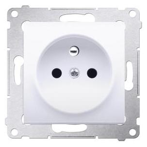 Kontakt Simon Einzelsteckdose Simon 54 16A IP20 weiss (DGZ1CZ.01 (WMDW-0011Sx-011)