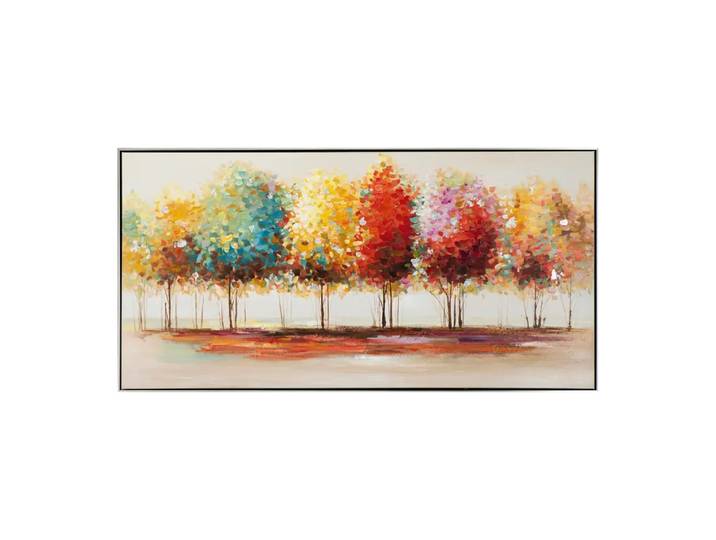 Bild mit Rahmen Arte-Frame, Alldecor, beige/rot/gelb