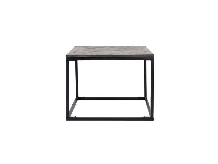 Womo-Design Beistelltisch 60x60 cm Grau aus Mangoholz massiv, Holz, Quadratisch,Quadratisch, 60x46x60 cm, Wohnzimmer, Wohnzimmertische, Beistelltische