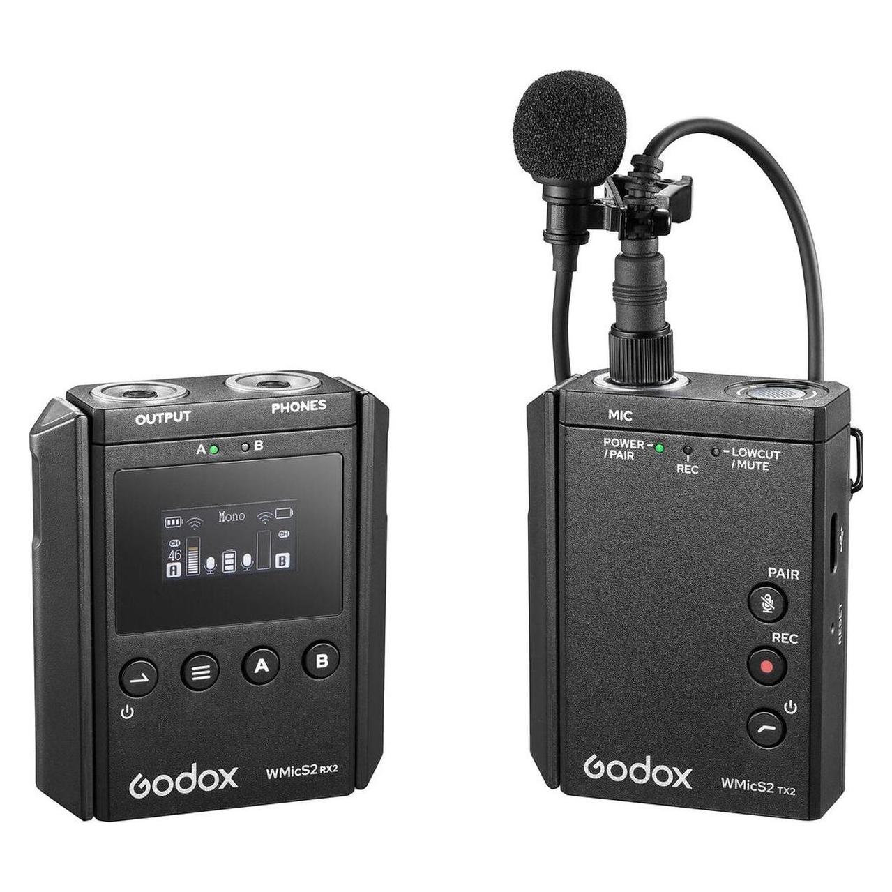 Godox WMicS2 Kit 1 UHF Wireless Microphone System (10664)
