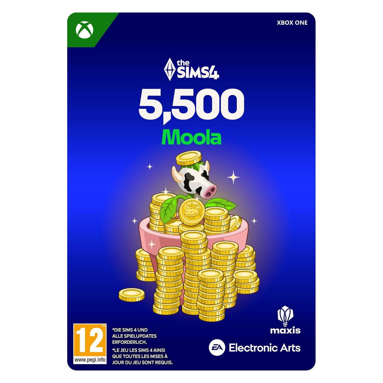 Microsoft Xbox THE SIMS 4 - 5500 VC Download Code (7F6-00942)