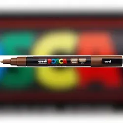 uni-ball Pigmentmarker POSCA (PC-3M), braun
