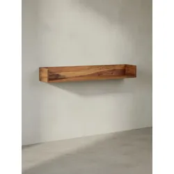 KADIMA DESIGN Modernes Sheesham-Massivholz Wandregal, Stilvolle Aufbewahrung