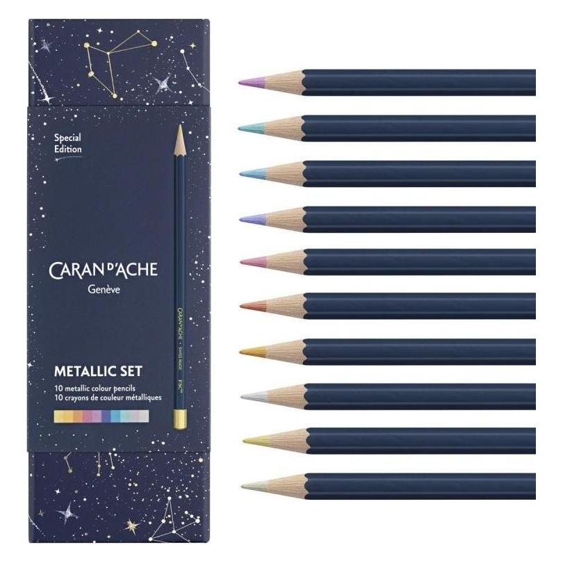 Caran d'Ache Cosmic Blue Farbset Sonderedition (10x) (CC1284.024)