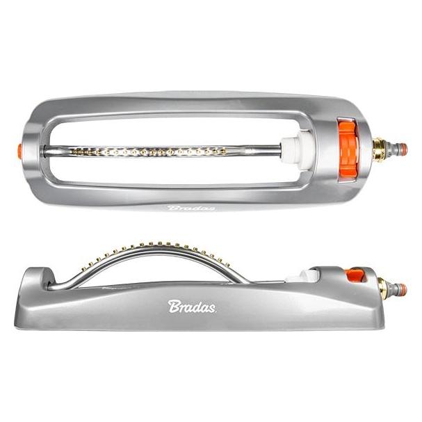 Bradas Rasensprenger Viereckregner Schwenksprenger Gartensprenger Oszillierender Sprinkler aus Met (Viereckregner) (WL-Z25)