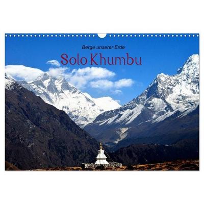 Solo Khumbu (Wandkalender 2026 DIN A3 quer), CALVENDO Monatskalender