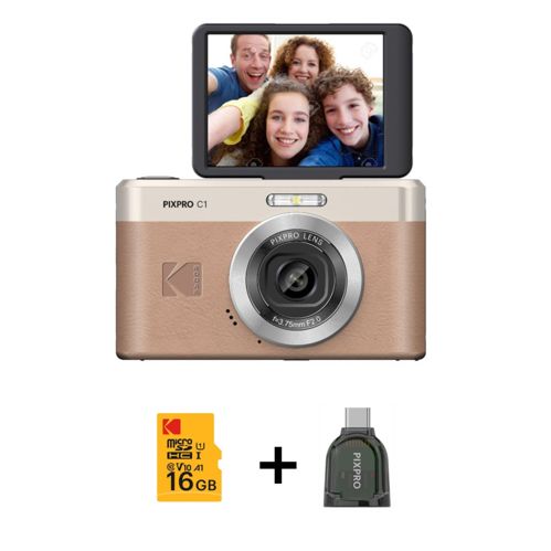 Kodak Pixpro C1 braun im Bundle