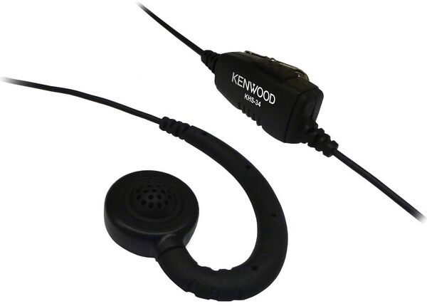 Tour d'oreille Kenwood KHS-34 Tour d'oreille avec PTT pour Kenwood PKT-23E