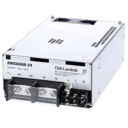 TDK AC/DC-Einbaunetzteil Lambda RW (600 W), PC Netzteil, Schwarz