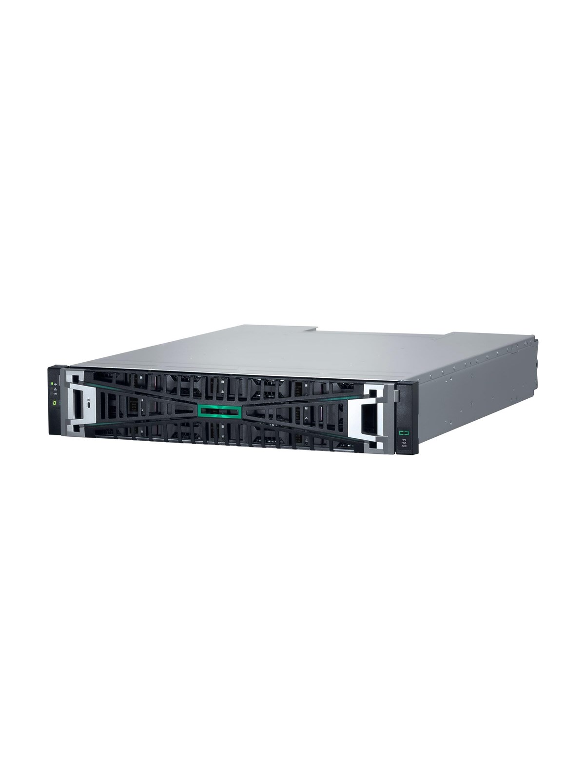 Hewlett Packard Enterprise HPE Modular Smart Array 2070 LFF 2x32Gb FC 4-port Controller Storage Array - 0 GB