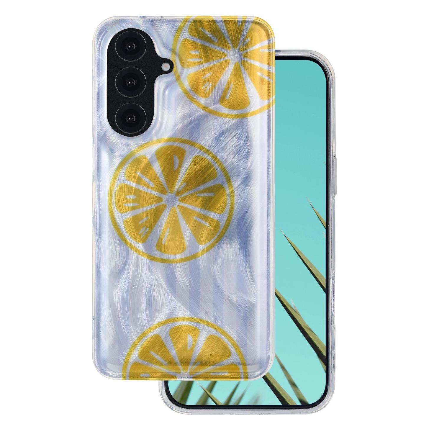 OEM Ultra Trendy Summer case for Samsung Galaxy S24 / S25 lemon (Samsung Galaxy S24, Samsung Galaxy S25) (71307918)