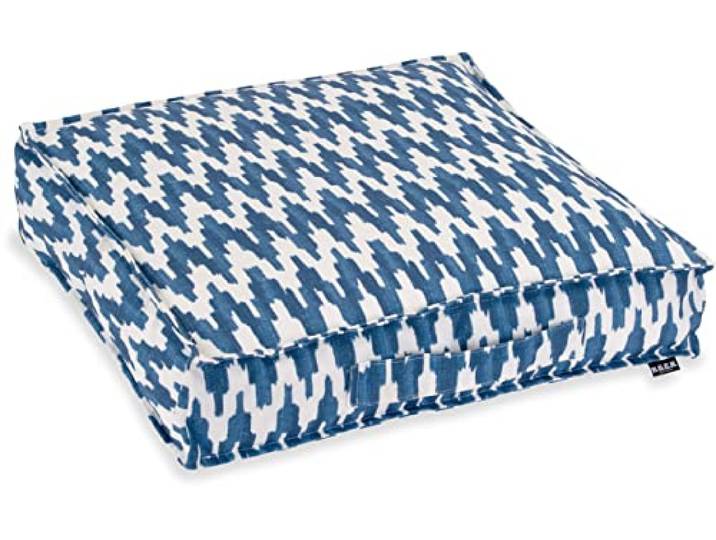 H.O.C.K. Portal Outdoor Dekokissen und Sitzkissen (50x50x10cm, Blau)